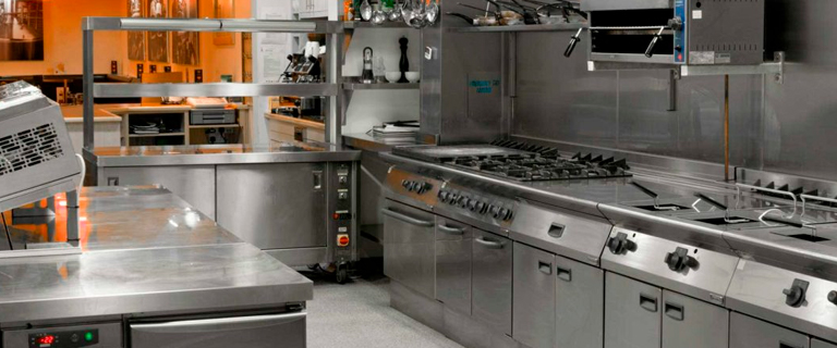 dark kitchen